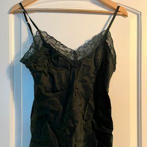 Dark Green Silk Tank Top by Intimissimi
